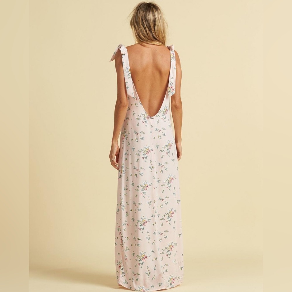 Womens Billabong Salty Blonde Beach Party Maxi Dress - Peony - Large - Picture 2 of 2